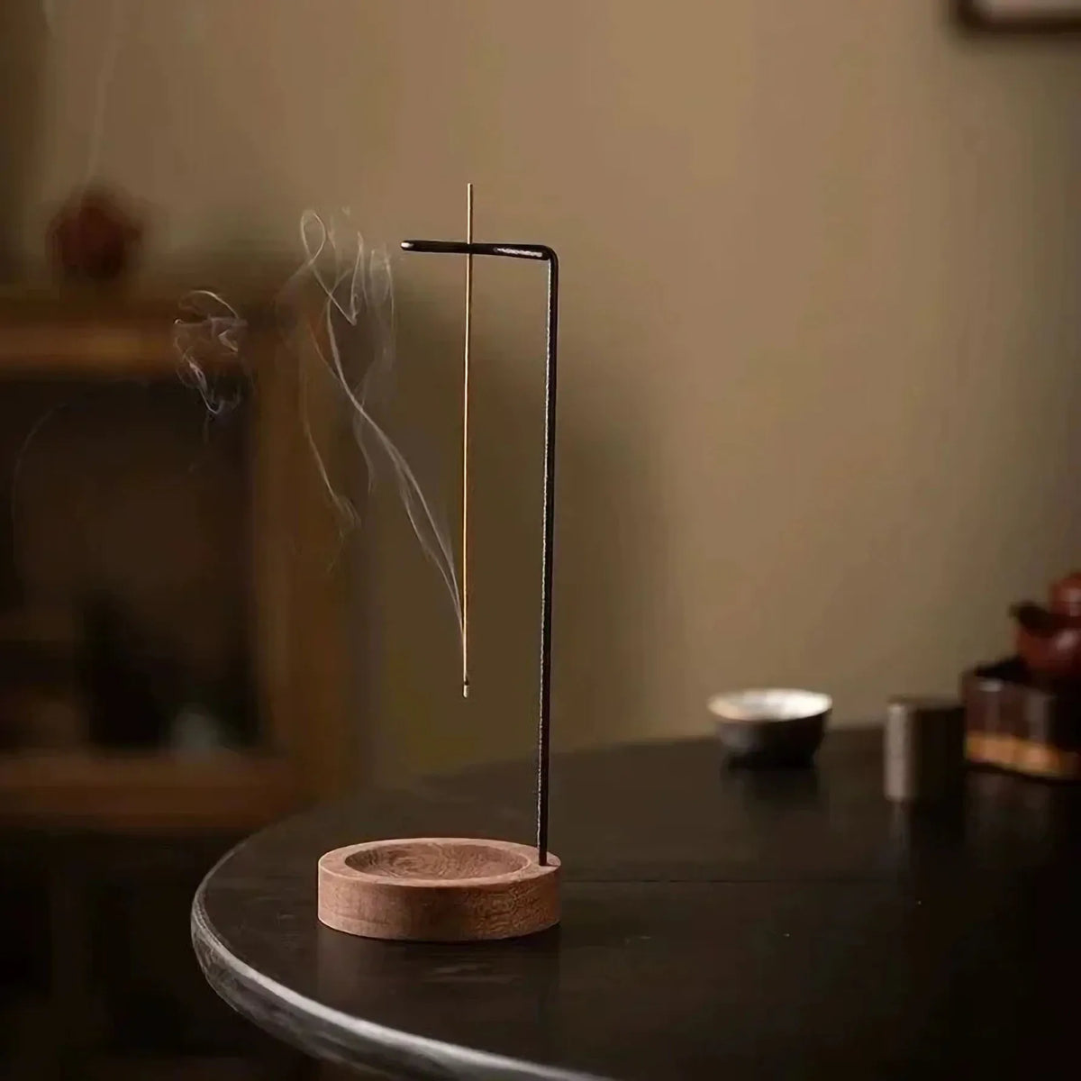 Upside Down Wooden Incense Stick Holder - Your Ritual Hub 