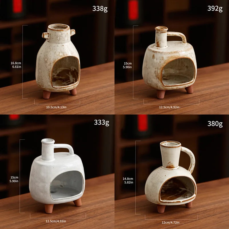 Ceramic Open Fire Incense Tray — Palo Santo & Sage Burner