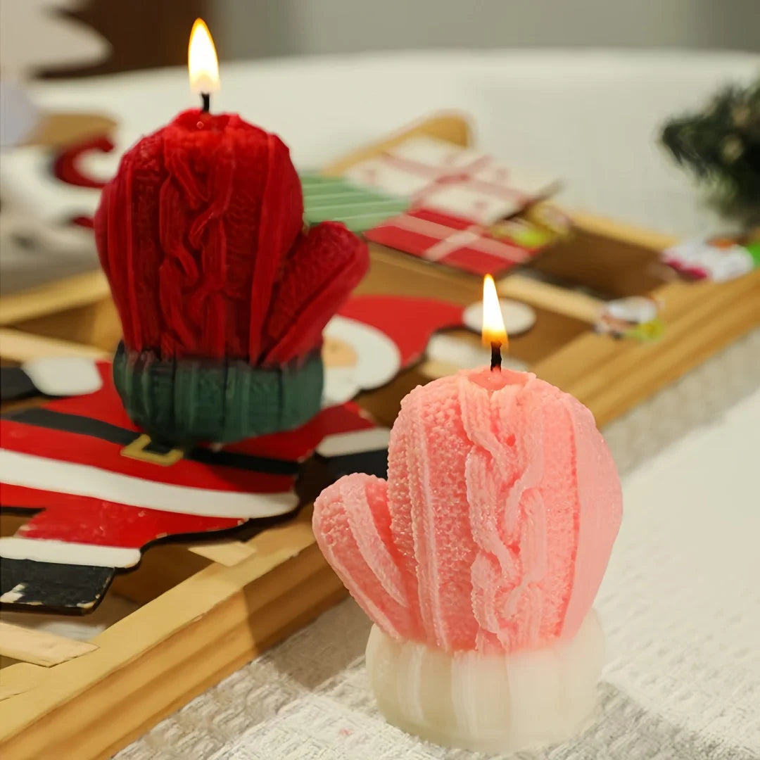 Christmas Glove 3D Scented Soy Wax Candle