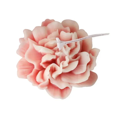 3D Carnation Flower Candle Home Decoration