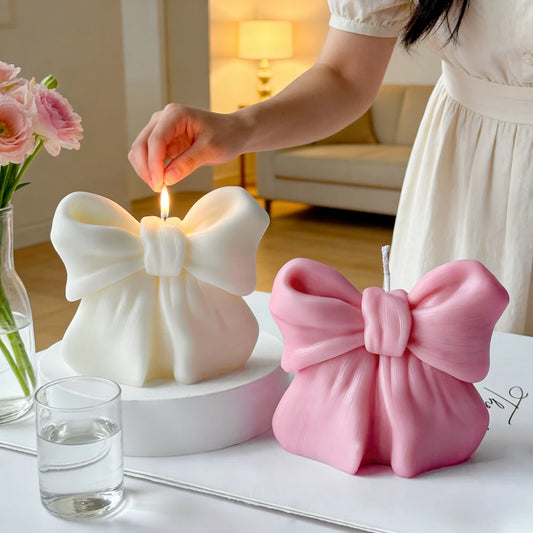 3D Bowknot Scented Candles Household Decoration Candle