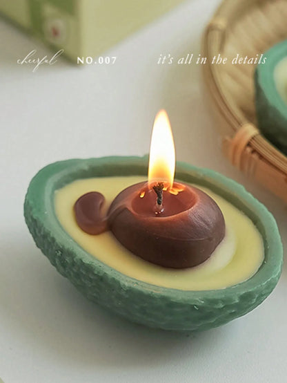 Avocado Scented Candle Sage And Sea Salt Handcrafted With Stone Wax Celebrations Anniversaries Birthday Special Occasion