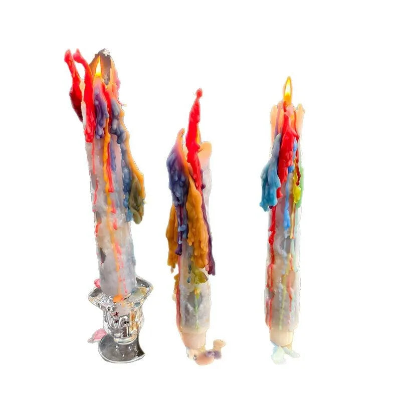 Colorful tear drop candles - Your Ritual Hub 
