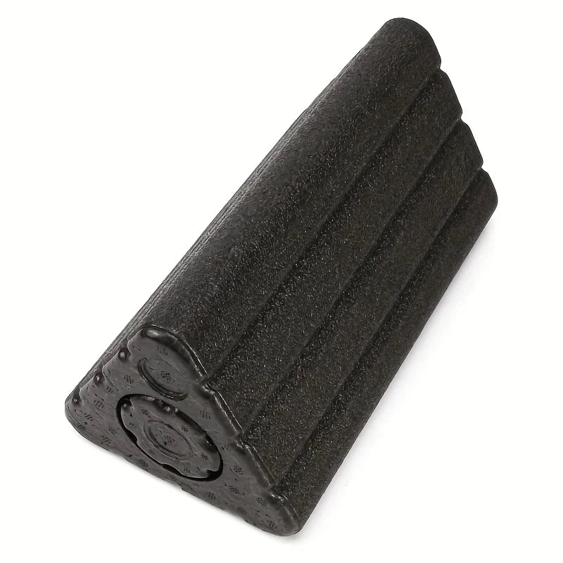 Yoga Blocks 2 in 1 Triangle Foam EPP Roller Triangular Wedge Block for Neck Waist HIPS Back Legs Pilates Exercise Massage Column