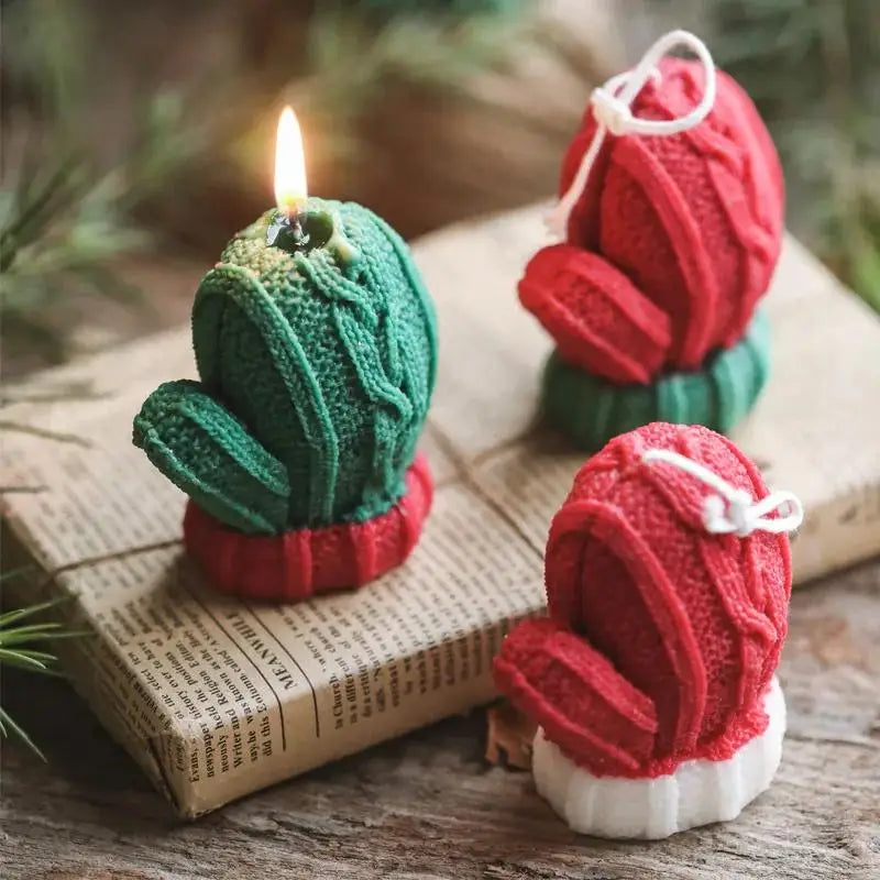 Christmas Glove 3D Scented Soy Wax Candle