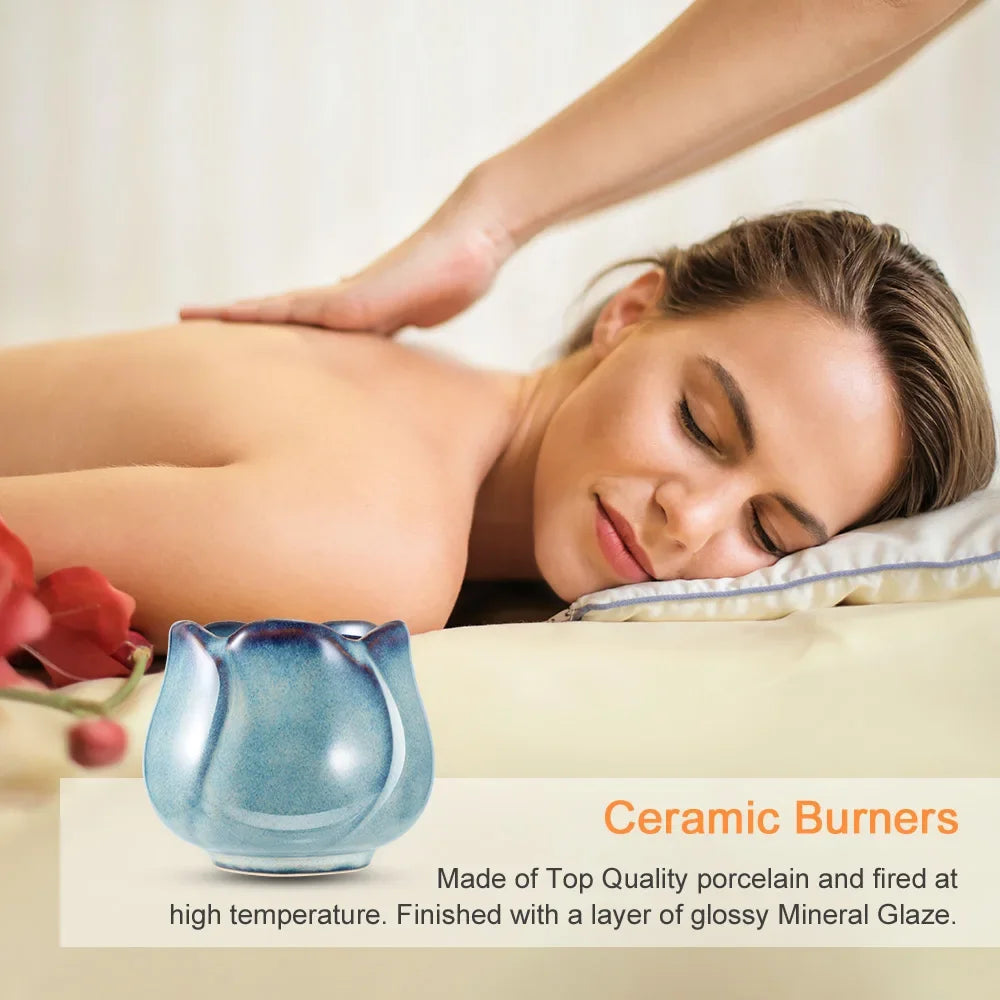 Tulip Ceramic Aromatherapy Oil Burner