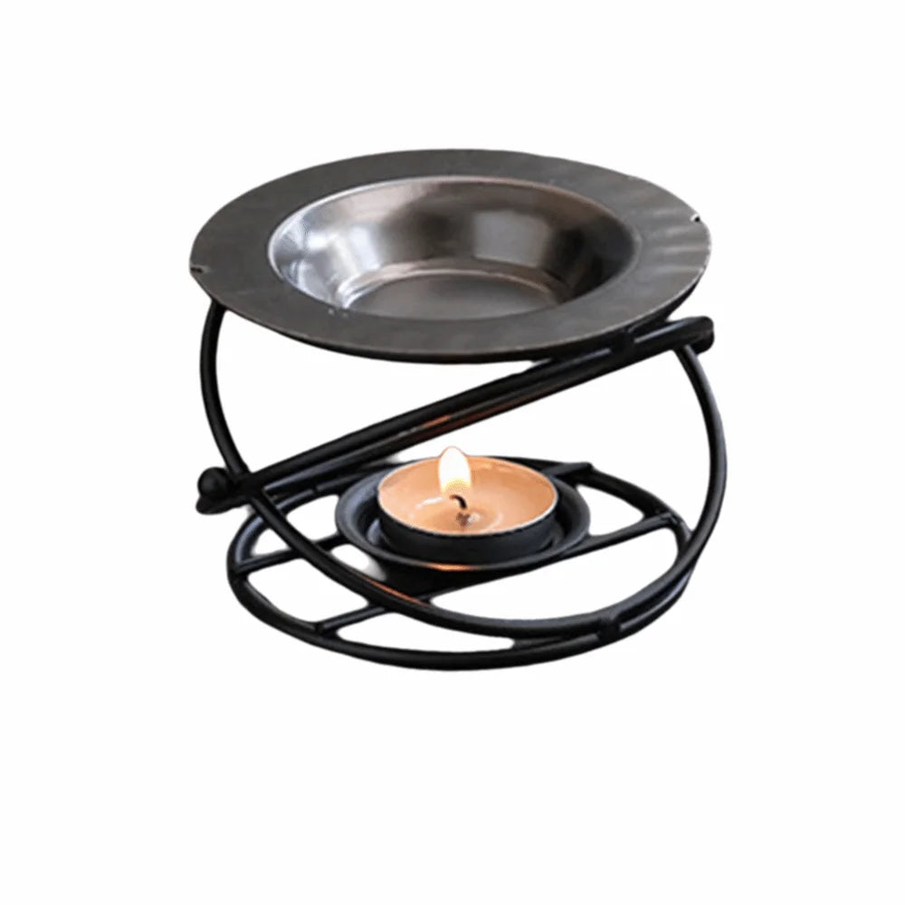 Retro Polygon Metal Aromatherapy Oil Burner