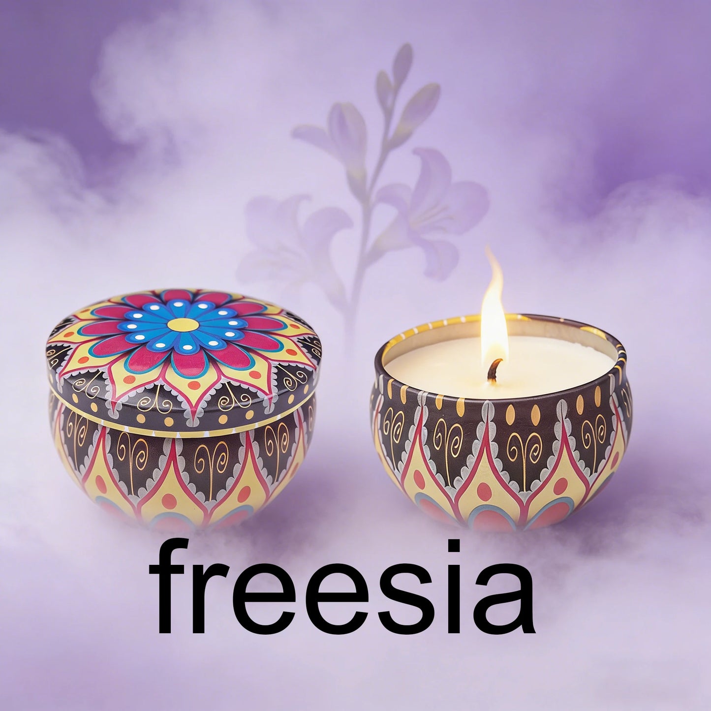 1 Pack Scented Aromatherapy Candles, Small Tin Can Aromatherapy Candles