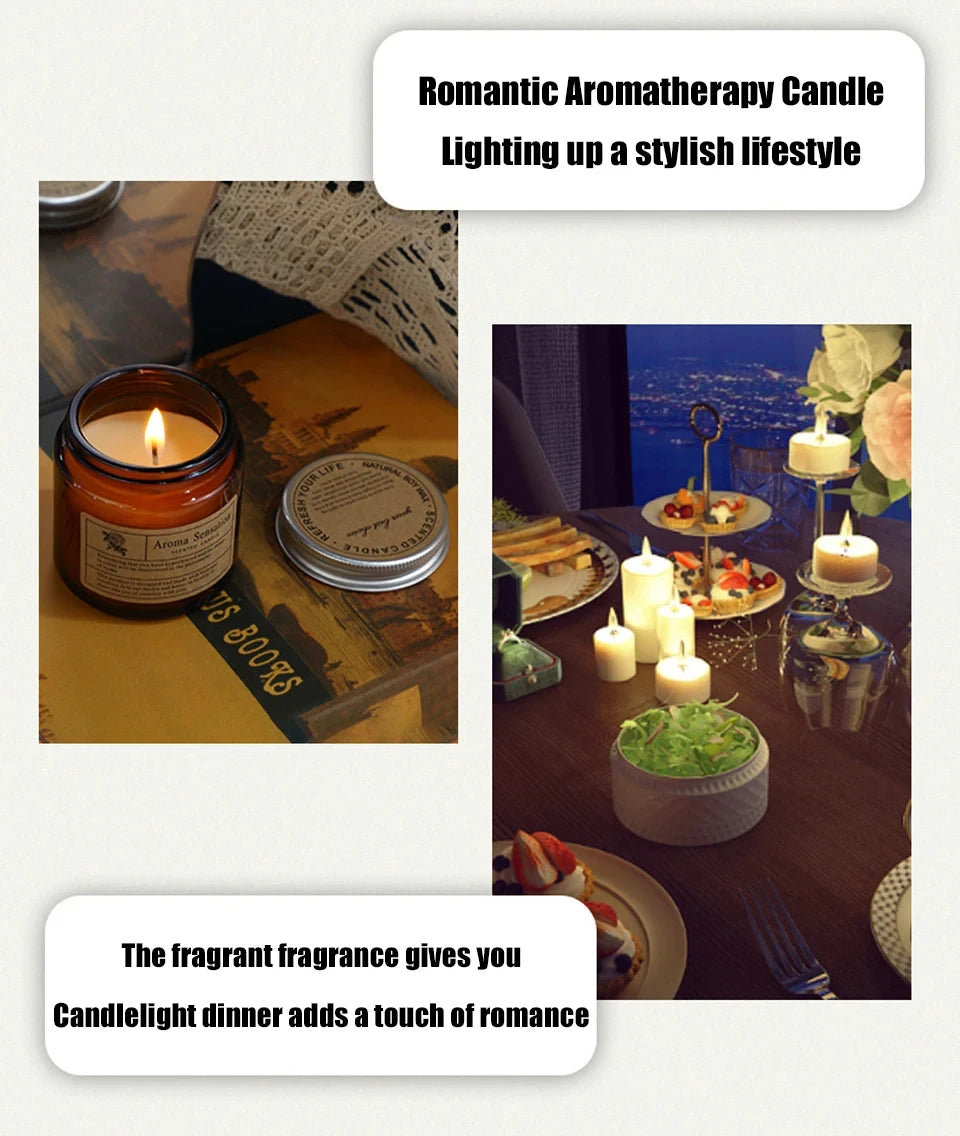 Scented Candles Smokeless Soy Candle Essential Oil Aromatic Candle Luxury - Your Ritual Hub 
