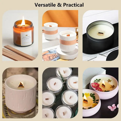 Wood Wick Soy Candle DIY Kit — Handcrafted Aromatic