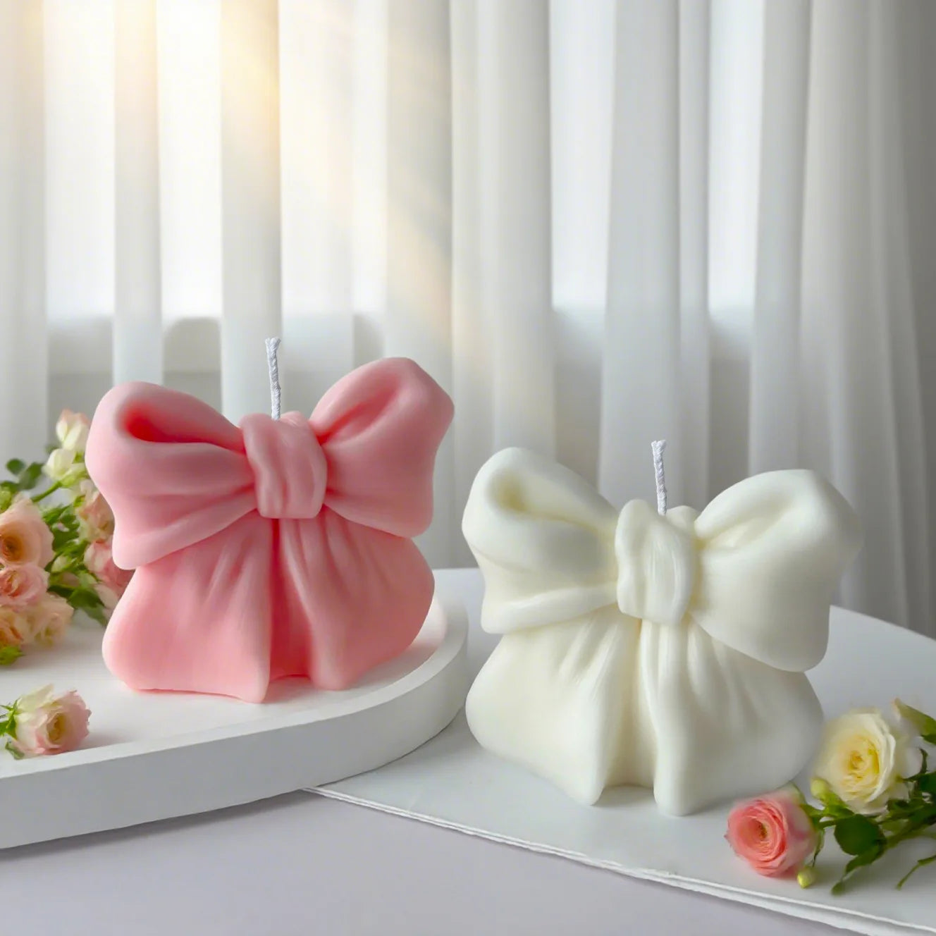 3D Bowknot Scented Candles Household Decoration Candle