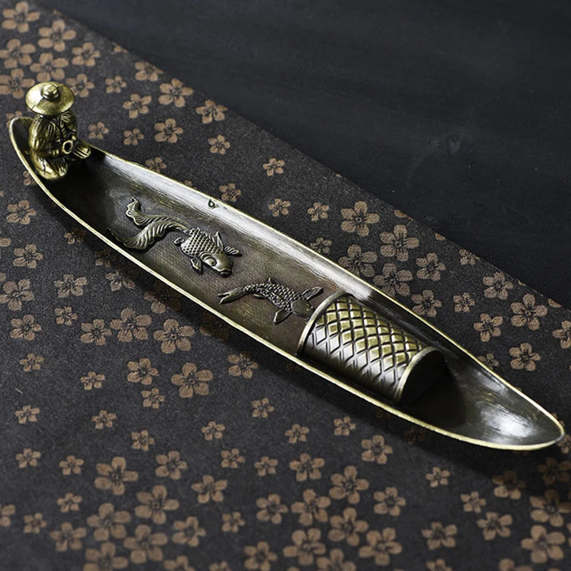 Japanese Fishing Boat Incense Stick Holder - Your Ritual Hub 