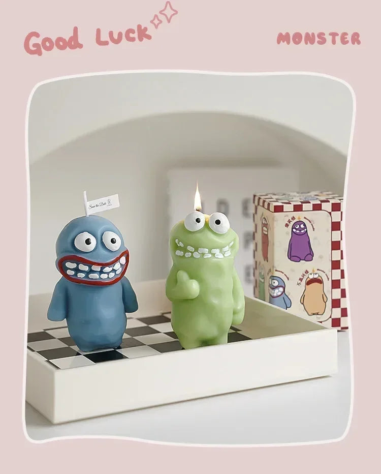 Earthlings Monster Candles Fun Creative Birthday Gifts Handmade Aromatherapy Candles - Your Ritual Hub 
