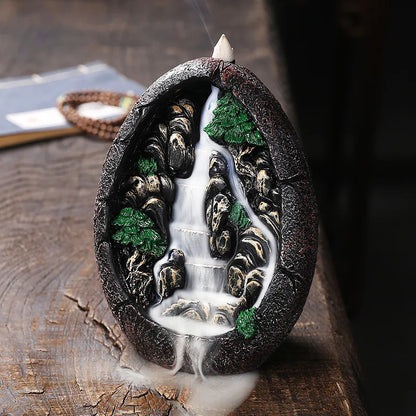 Backflow Incense Burner, Alpine Flowing Water