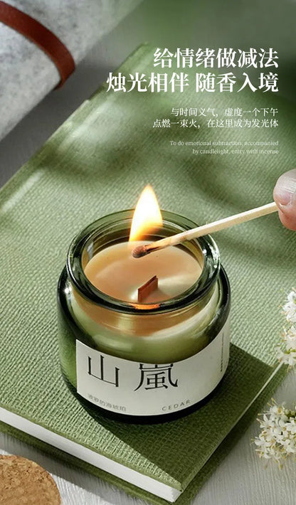 Aromatherapy Candles Indoor Bedroom Fragrance Home Long Lasting Light Fragrance