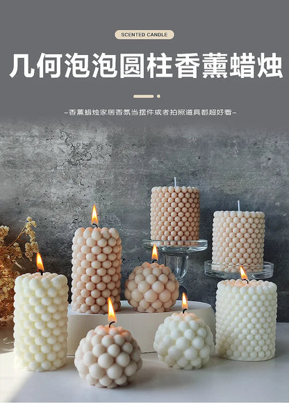 Handmade Nordic Bubble Soy Wax Candle