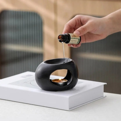 Minimalist European Ceramic Essential Oil Burner