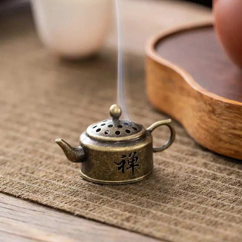 Vintage Metal Coil Incense Burner — Zen Flower Decor - Your Ritual Hub 