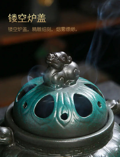 Antique Ceramic Chinese Incense Burner