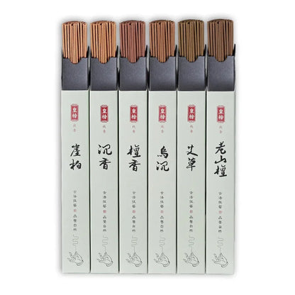 120Pcs/Box Natural Incense Sticks Sandalwood Agilawood