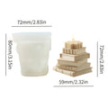 Layered Book Stack Silicone Mold for Resin & Candle Crafts
