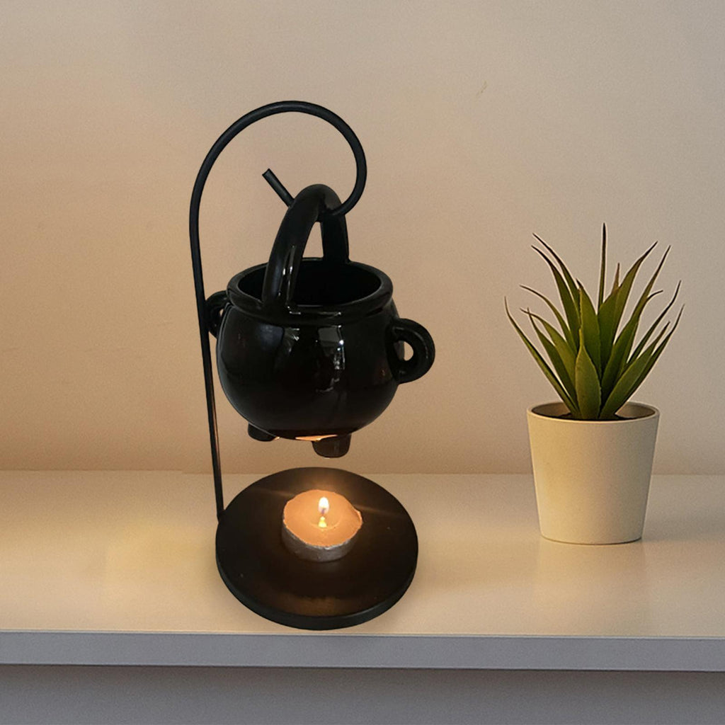 Ceramic Essential Oil Burner & Tealight Wax Warmer - Your Ritual Hub 