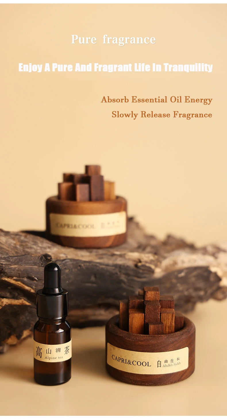 Natural Essential Oil Wood Stick Diffuser - Your Ritual Hub 
