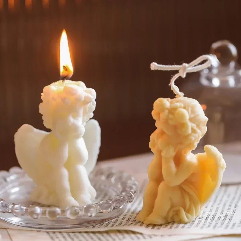 Cupid Angel Scented Soy Wax Candle — Decorative Art
