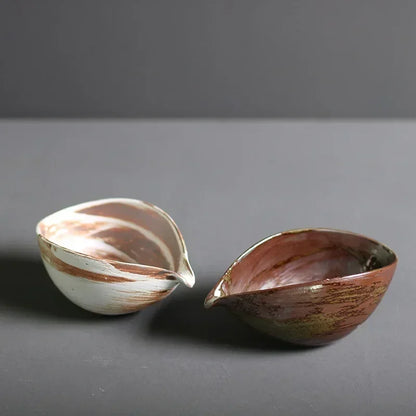 Japanese Coarse Pottery Matcha Bowl