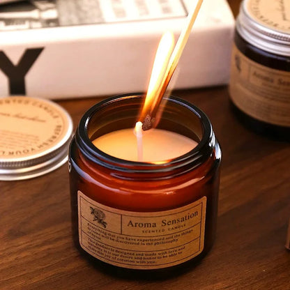 Scented Candles Smokeless Soy Candle Essential Oil Aromatic Candle Luxury