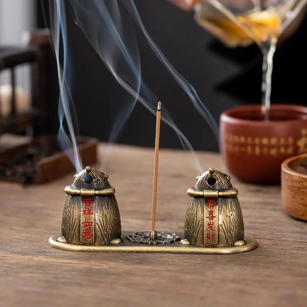 Chinese Style Zinc Alloy Incense Burner