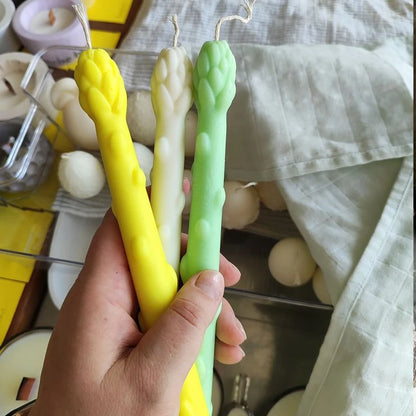 Asparagus Silicone Candle Mold — DIY Soy Wax Mould