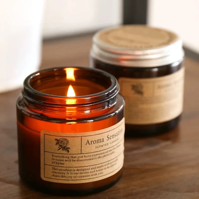 Scented Candles Smokeless Soy Candle Essential Oil Aromatic Candle Luxury - Your Ritual Hub 