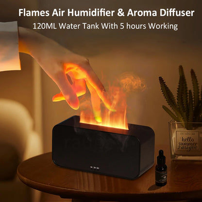 Air Aroma Humidifier Diffuser Essential Oils Humidifiers With LED Light