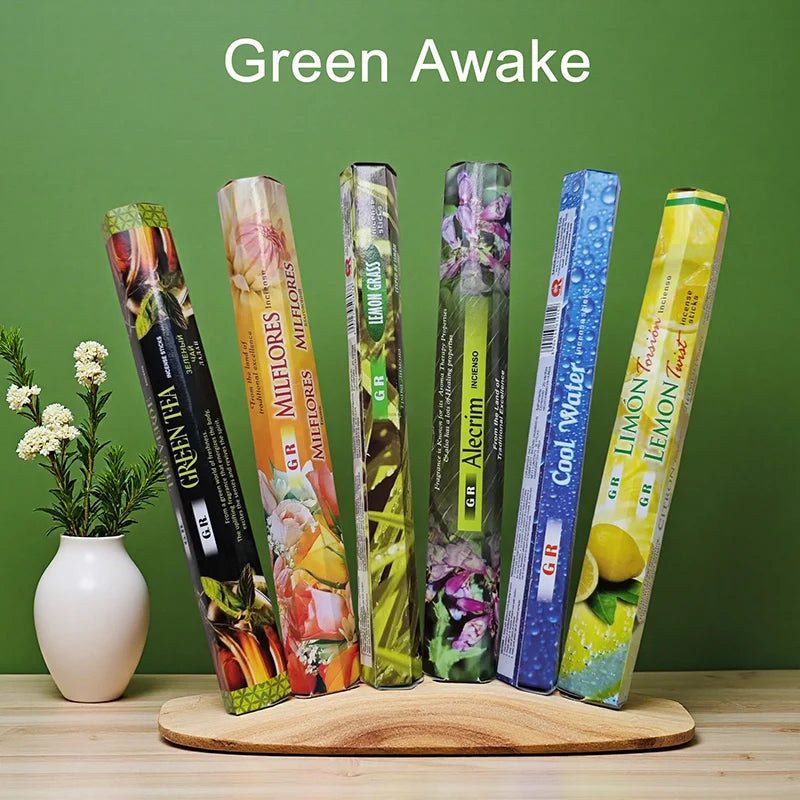 6 Sets of 120 Indian Incense Sticks Palo Santo Lavender Jasmine Meditation Fresh Air Scent Aroma Home Long-Lasting Fragrance - Your Ritual Hub 