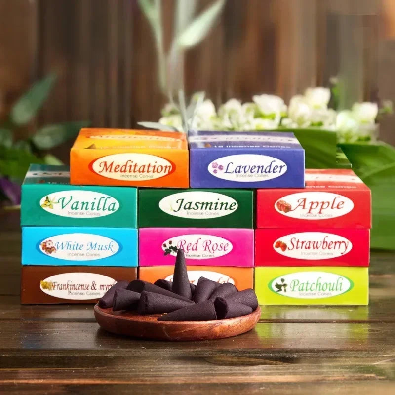 Natural Aromatherapy Incense Cones - Your Ritual Hub 
