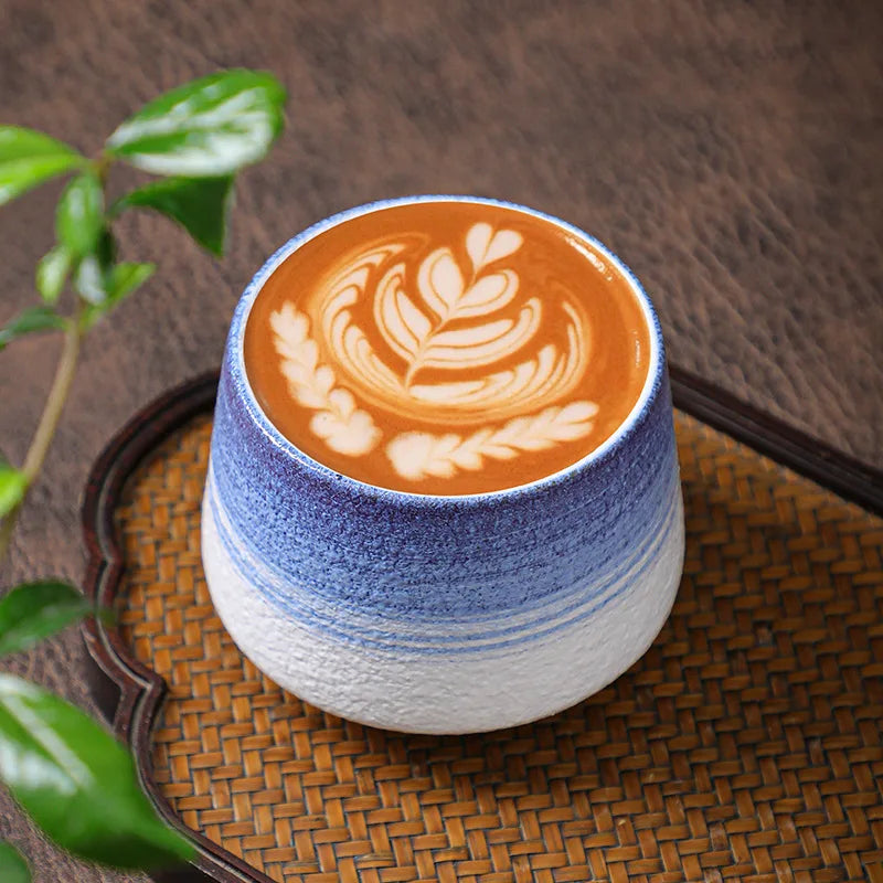 Retro Colorful Tea Cups 200ml Cute Coarse Ceramic Coffee Mugs - Your Ritual Hub 
