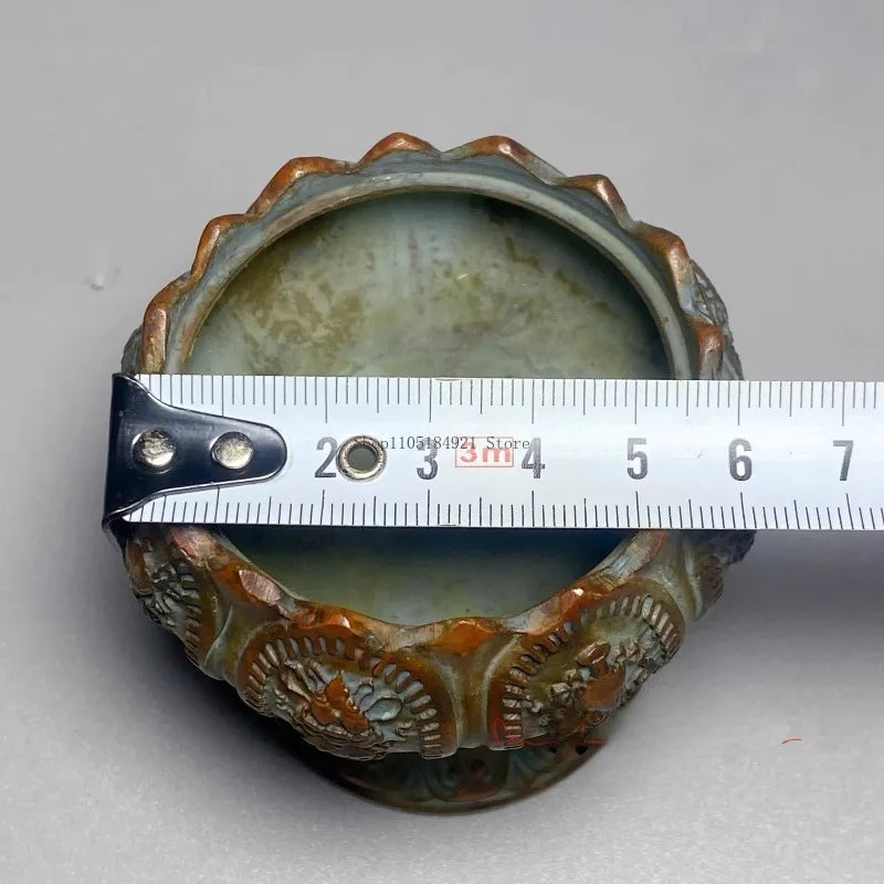 Antique Bronze Eight Auspicious Incense Burner - Your Ritual Hub 