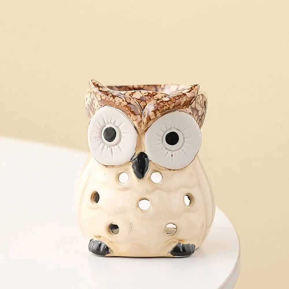 Ceramic Owl Aromatherapy Stove Eco-Friendly Heat Resistant Incense Candle - Your Ritual Hub 