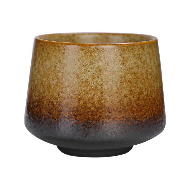Retro Colorful Tea Cups 200ml Cute Coarse Ceramic Coffee Mugs - Your Ritual Hub 