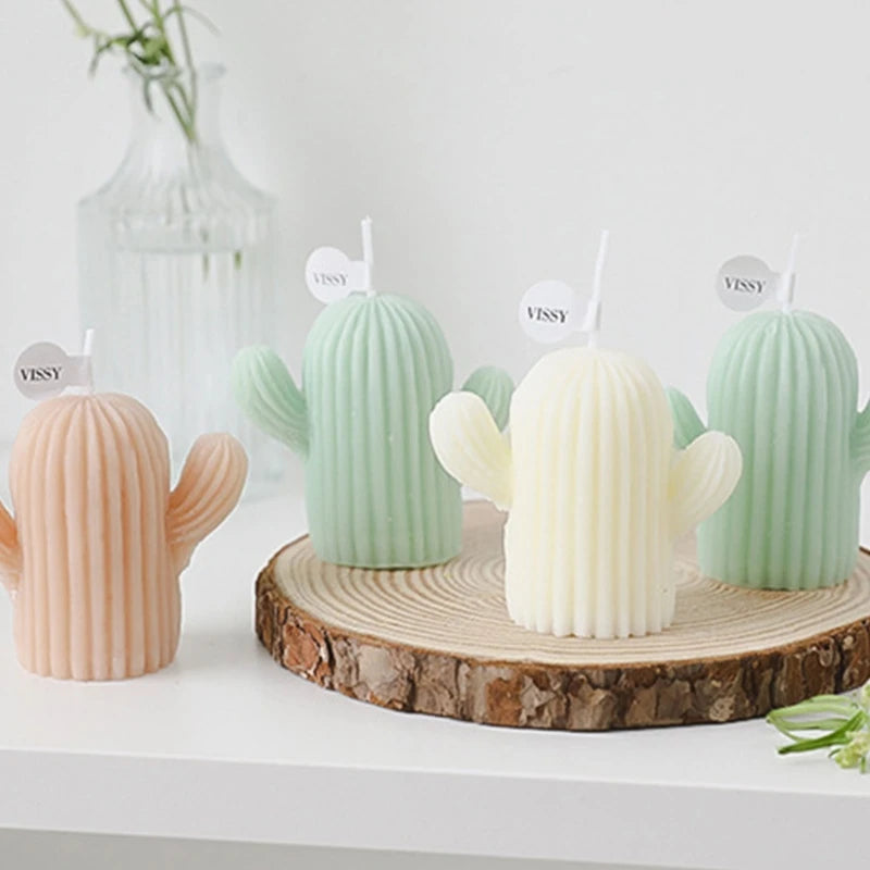 Small Cactus Scented Wax Candles Ornament
