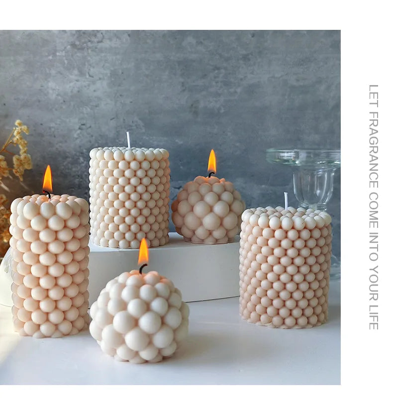 Handmade Nordic Bubble Soy Wax Candle