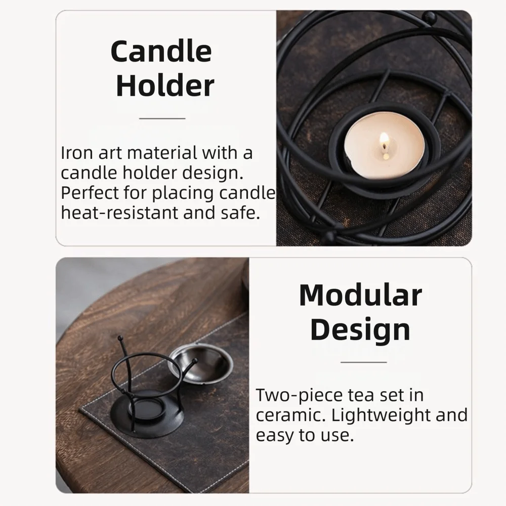 Retro Polygon Metal Aromatherapy Oil Burner