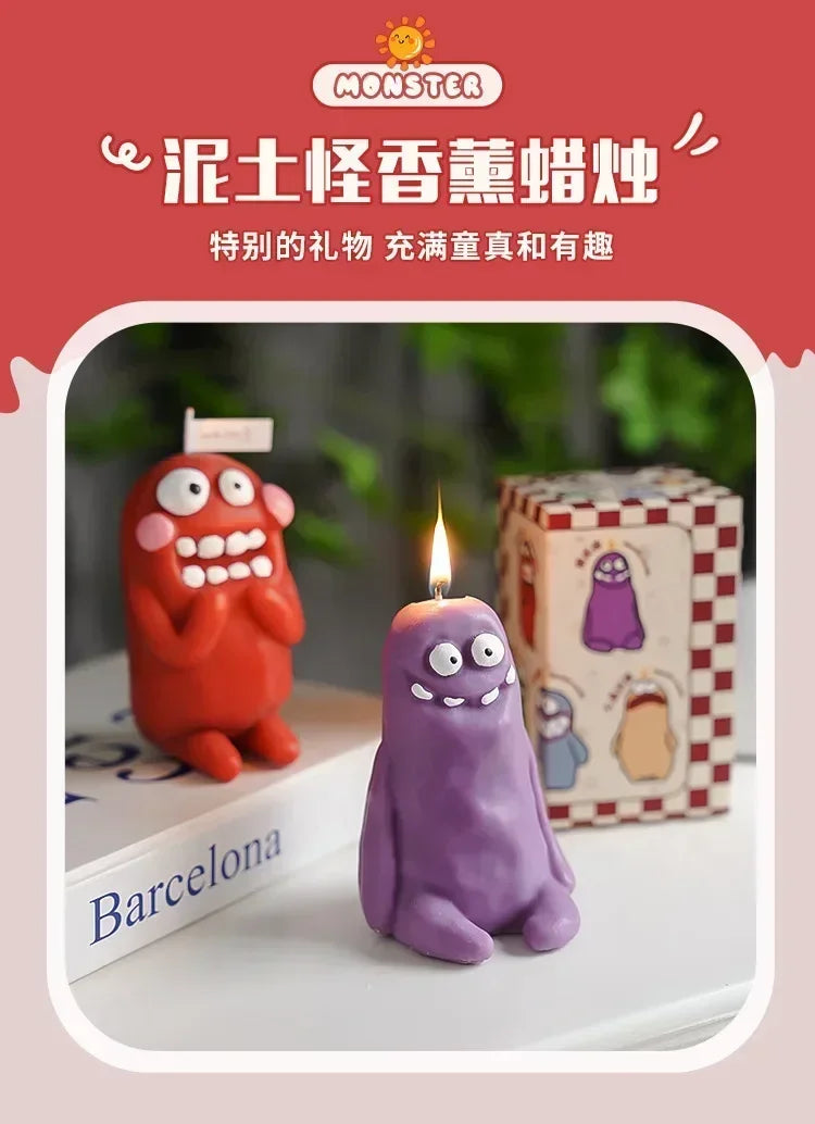 Earthlings Monster Candles Fun Creative Birthday Gifts Handmade Aromatherapy Candles - Your Ritual Hub 