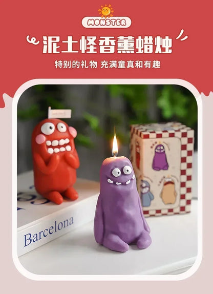 Earthlings Monster Candles Fun Creative Birthday Gifts Handmade Aromatherapy Candles