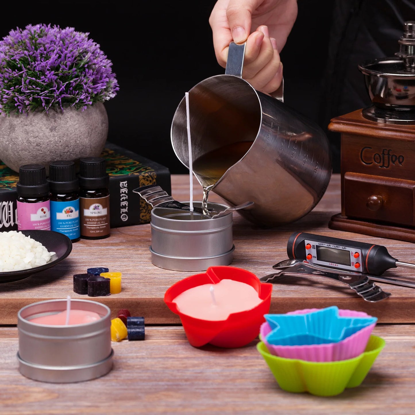 DIY Aromatherapy Candle Making Kit — Soy & Beeswax