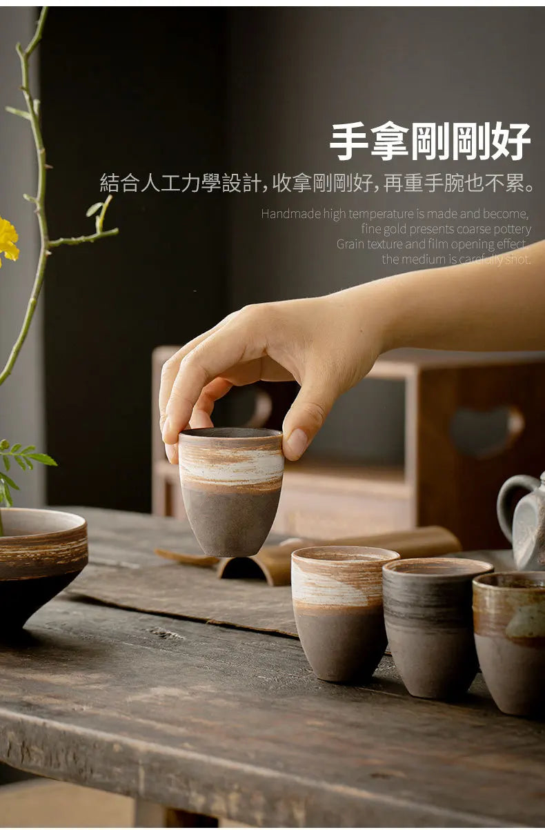 Ceramic Coffee Cups,Japanese Style Ceramic Cup,Latte Mug,Espresso Mugs,Afternoon Teacup,Household Water Mugs - Your Ritual Hub 