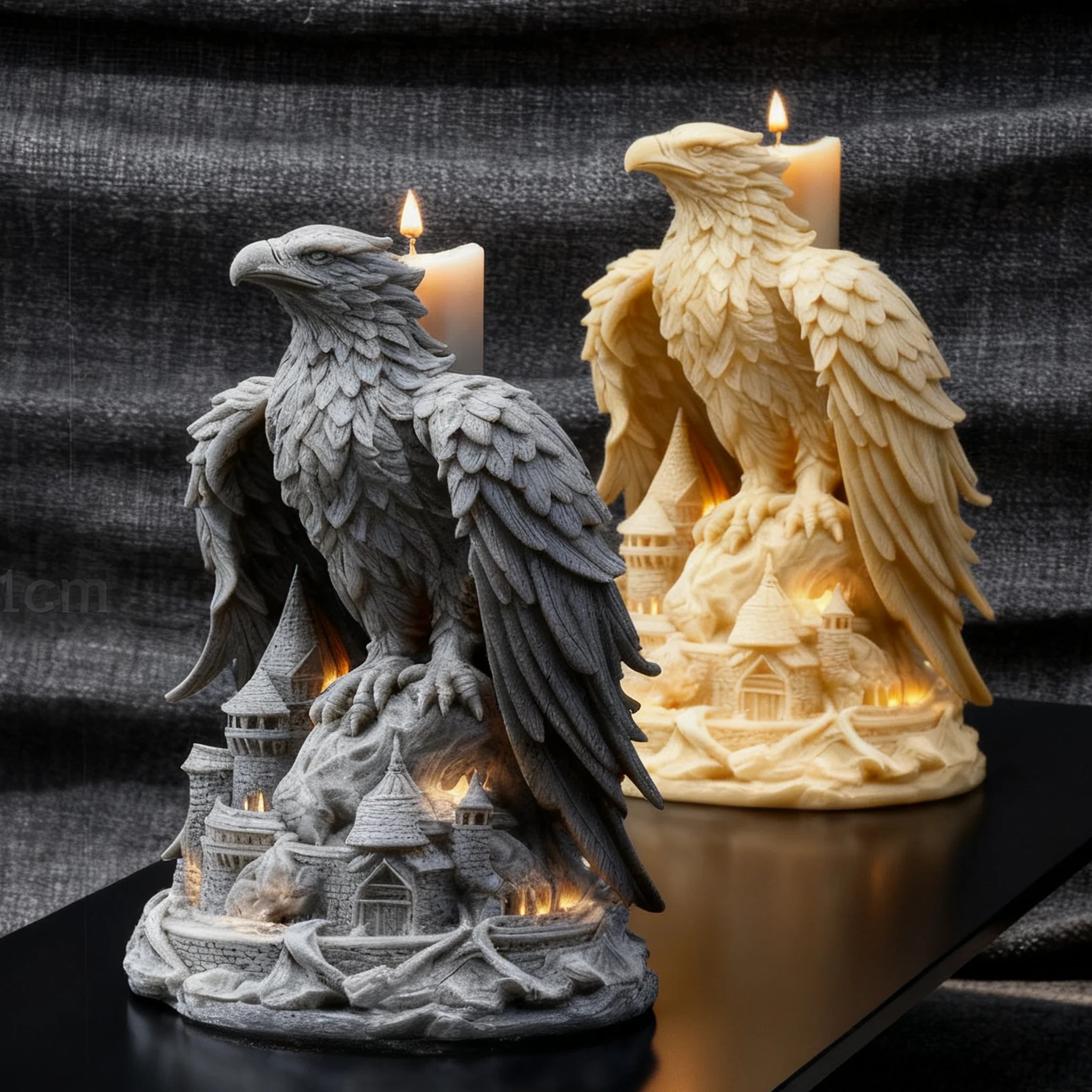 Eagle Castle Art Candle Mold - Your Ritual Hub 