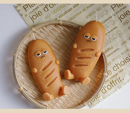Bread-Shaped Scented Candles — Milk & Coffee Fragrance