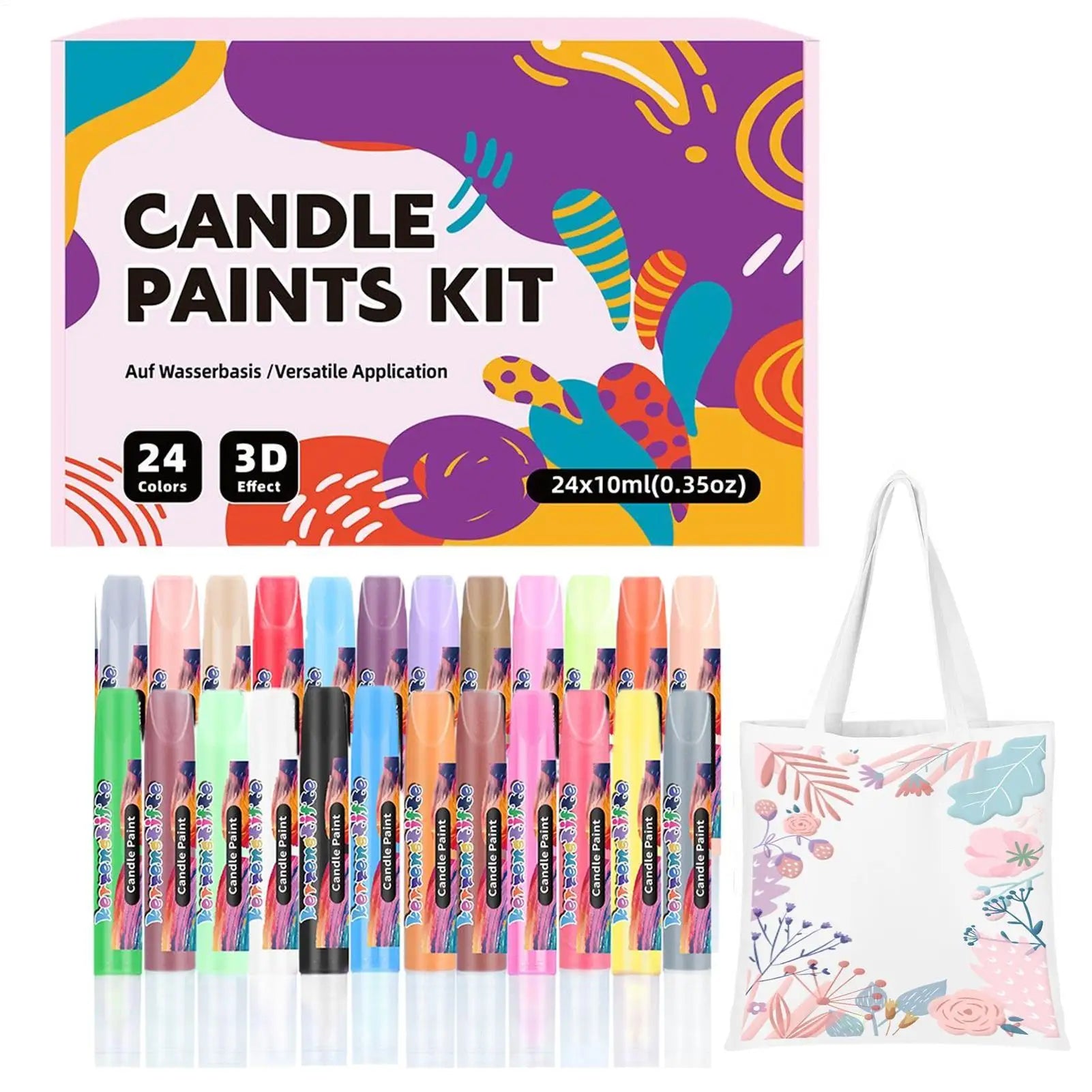 Candle Wax Pen 24 Colors Beginner Friendly DIY Writing Tool - Your Ritual Hub 